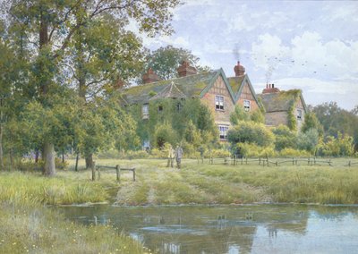 On the Ouse at Hemingford Grey, 1890 by William Fraser Garden